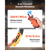 VEVOR 6000 lbs Electric Chain Hoist 30 ft Lift Three-Phase Overhead Crane, Double G100 Chain with 328 ft Wireless & 27 ft Wired Remote Control, 208-240V/440-480V, for Factories, Warehouses, Garages