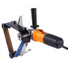 VEVOR Pipe Tube Polisher Sander, 1000W Pipe Belt Sander with 6 Variable Speeds 1100-3200rpm, Professional Belt Sander Grinding Machine with 50PCS Sanding Belts for Burnishing Finishing Rust Removal