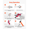 VEVOR Steel Banding Strapping Kit, Heavy Duty Banding Sealer Tool with 400 ft Binding Straps, 400 Metal Clasps, Manual Pallet Packaging Strapping Kit for Warehouse, Transportation, Industrial Bundling