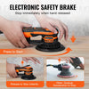 VEVOR Random Orbital Sander 5 & 6-Inch, 350W Brushless Orbital Sander, 10,000 PRM 6 Variable Speed Electric Palm Sander with 20PCS Sandpapers, Dust Connector & Hose for Woodworking Detailing Sanding