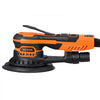 VEVOR Random Orbital Sander 5 & 6-Inch, 350W Brushless Orbital Sander, 10,000 PRM 6 Variable Speed Electric Palm Sander with 20PCS Sandpapers, Dust Connector & Hose for Woodworking Detailing Sanding