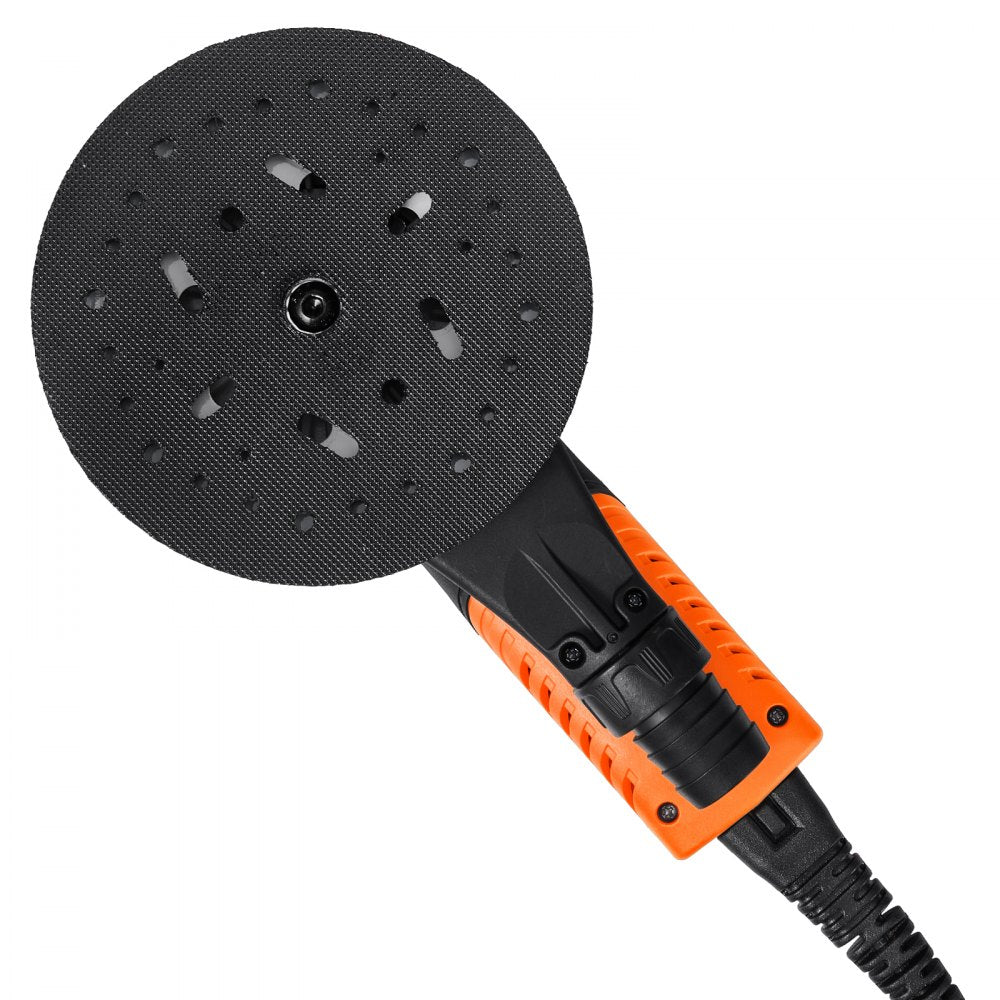 VEVOR Random Orbital Sander 5 & 6-Inch, 350W Brushless Orbital Sander, 10,000 PRM 6 Variable Speed Electric Palm Sander with 20PCS Sandpapers, Dust Connector & Hose for Woodworking Detailing Sanding