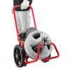 VEVOR Drain Cleaner Machine 75 FT x 3/8 Inch, Sewer Snake Auger Manual Feed on Wheels, Portable Drain Cleaning Machine with 6 Cutters & Air-activated Foot Switch for 2" to 4" Pipes
