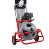 VEVOR Drain Cleaner Machine 75 FT x 1/2 Inch, Sewer Snake Auger on Wheels, Manual Feed Drain Cleaning Machine with Adjustable Drum Angle, 6 Cutters & Air-activated Foot Switch for 2" to 6" Pipes