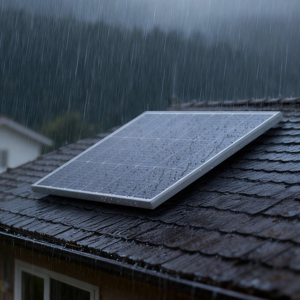 VEVOR 200W Monocrystalline Solar Panel, 23% High-Efficiency Mono PV Module with Stable MC4 Output & Aluminum Frame, IP65 Waterproof Solar Panel for Car Boat RV Flat Rooftop Off-Grid Applications