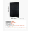 VEVOR 2PCS 400W Monocrystalline Solar Panels, 23% High-Efficiency Mono PV Module with Stable MC4 Output & Aluminum Frame, IP65 Waterproof Solar Panel for Car Boat RV Flat Rooftop Off-Grid Applications