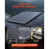 VEVOR 4PCS 100W Monocrystalline Solar Panels, 23% High-Efficiency Mono PV Module with Stable MC4 Output & Aluminum Frame, IP65 Waterproof Solar Panel for Car Boat RV Flat Rooftop Off-Grid Applications