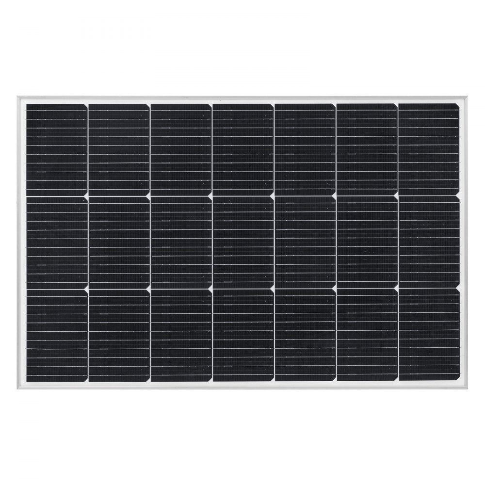 VEVOR 4PCS 100W Monocrystalline Solar Panels, 23% High-Efficiency Mono PV Module with Stable MC4 Output & Aluminum Frame, IP65 Waterproof Solar Panel for Car Boat RV Flat Rooftop Off-Grid Applications