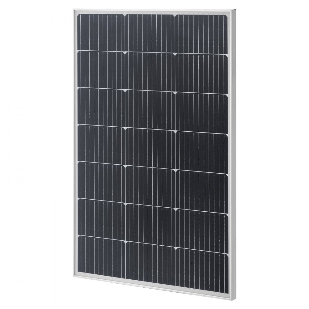 VEVOR 4PCS 100W Monocrystalline Solar Panels, 23% High-Efficiency Mono PV Module with Stable MC4 Output & Aluminum Frame, IP65 Waterproof Solar Panel for Car Boat RV Flat Rooftop Off-Grid Applications