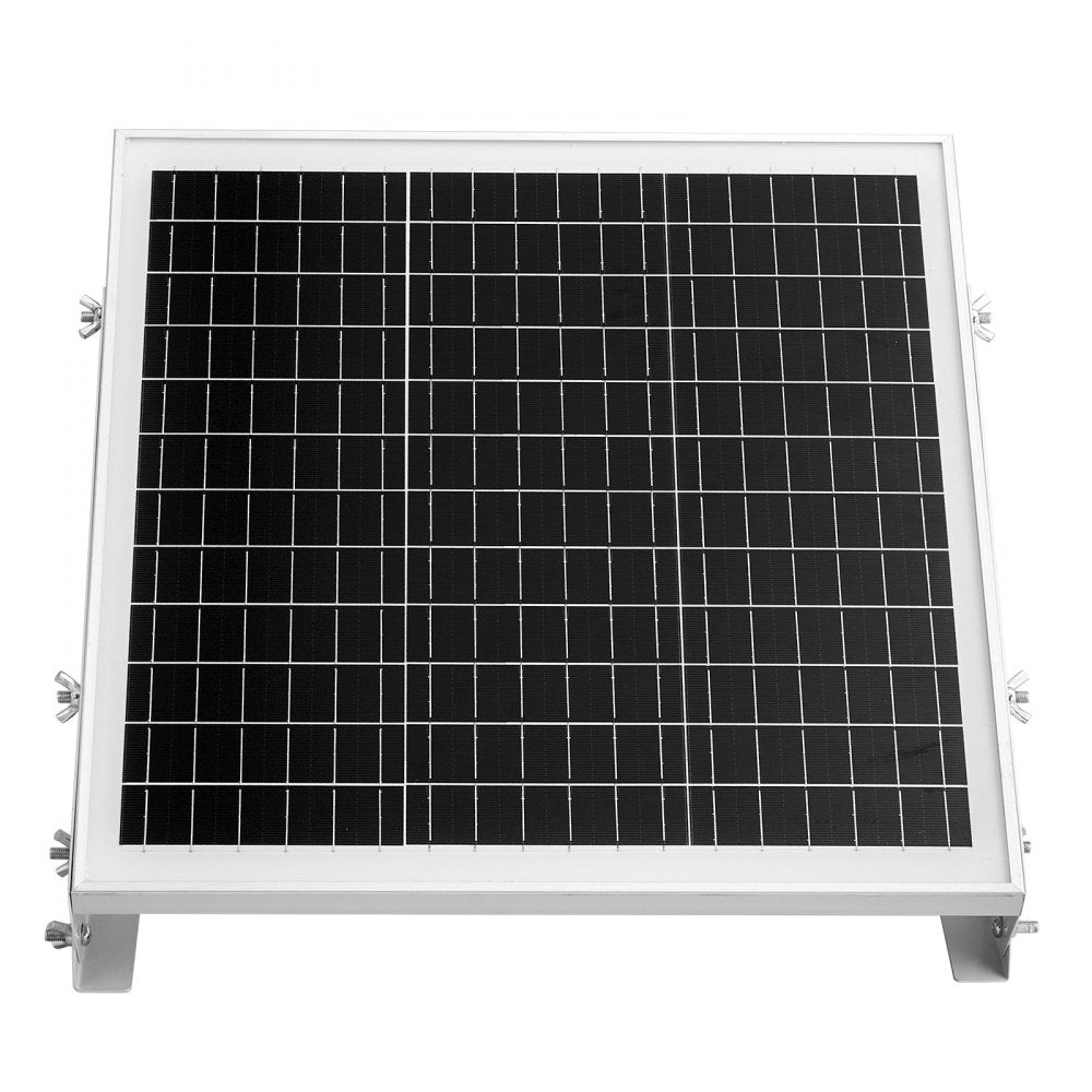 VEVOR 20W 12V Solar Battery Trickle Charger Maintainer, Mono Solar Panel Battery Charger with Built-in MPPT Controller & Adjustable Mount Bracket, IP65 Waterproof for Car Boat RV Trailer House Roof