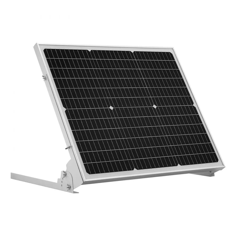 VEVOR 50W 12V Solar Battery Trickle Charger Maintainer, Mono Solar Panel Battery Charger with Upgraded MPPT Controller & Adjustable Mount Bracket, IP65 Waterproof for Car Boat RV Trailer House Roof