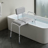 VEVOR Tub Transfer Bench for Bathtub, 500 lbs Weight Capacity Heavy Duty Shower Chair with Arm and Backrest, Height Adjustable Bathroom Shower Bench Bath Seat for Adults, Seniors, Elderly and Disabled
