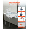 VEVOR Tub Transfer Bench for Bathtub, 400 lbs Capacity Heavy Duty Shower Chair with Arm, Backrest and Curtain Slot, Height Adjustable Shower Bench Bath Seat for Adults, Seniors, Elderly and Disabled