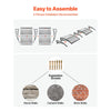 VEVOR Awnings for Door Entrance, 38 x 78 in, Exterior Front Door Window Awnings with Drainage & ABS Bracket, Rain Snow Sun Protection, Overhang Polycarbonate Door Canopy for Porch Patio, Clear