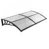 VEVOR Awnings for Door Entrance, 38 x 78 in, Exterior Front Door Window Awnings with Drainage & ABS Bracket, Rain Snow Sun Protection, Overhang Polycarbonate Door Canopy for Porch Patio, Clear
