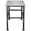 VEVOR Welding Table 36" x 24", 800LBS Capacity Welding Workbench Table, Heavy-Duty Work Bench with 0.63" Fixture Holes and Non-slip Foot Pads for Welding Assembly Repair Works