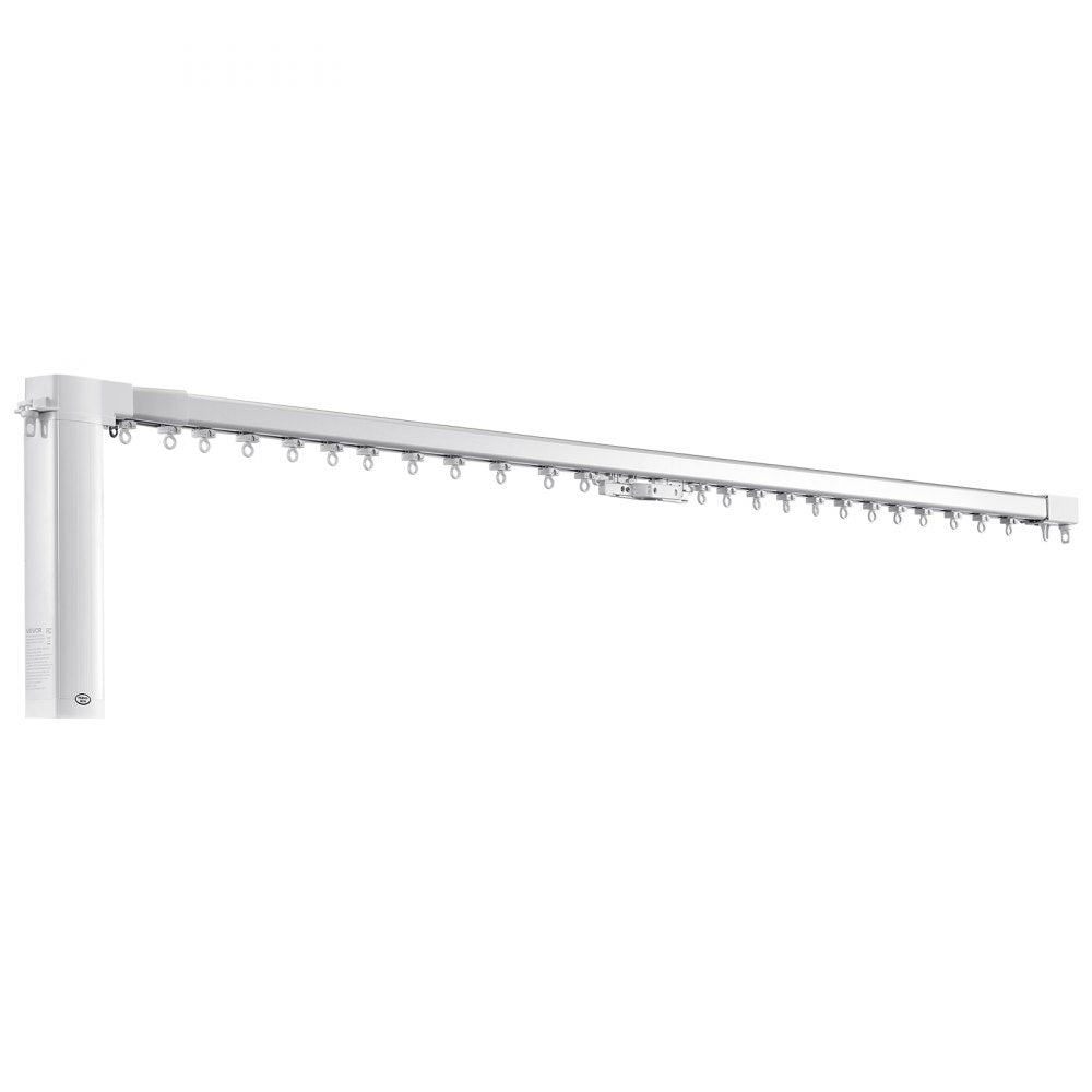 VEVOR Smart Electric Curtain Track, 71-118 inch Adjustable Length, Motorized Rod with Remote, Ceiling and Wall Mount, Automated Curtain Track System Compatible with Alexa, Google Home, App Control