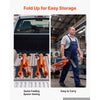 VEVOR 6600lbs 4-in-1 Pipe Stand with V/U/Flat Heads and Mount Plate, 4-in-1 Versatile, 28-52 in Adjustable Height, Folding Portable Design, for Welding, Construction, Fabrication, DIY Projects