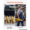 VEVOR V-Head Pipe Stand for 1/8–12 in Pipes, Heavy-Duty 2500LBS Capacity, Adjustable Height 28" - 52", Portable Folding Support Stand for Welding, Cutting & Versatile Piping Projects