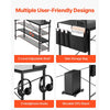 VEVOR L-Shaped Computer Desk, 67-inch Reversible Corner Gaming Desk with Monitor Stand & Movable CPU Stand, Modern Stylish PC Table Sturdy Work Workstation for Home Office - Easy to Assembly