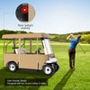 VEVOR Golf Cart Enclosure, with 4-Sided Fairway Deluxe, 300D Waterproof Driving Enclosure with Transparent Windows, Fit for 2+2 Seats Golf Carts (Roof Up to 78.7''L)
