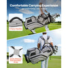 VEVOR Golf Cart Bag, 14 Way Top Divider Organizer, 2-in-1 Golf Club Bag with Full-length Divider, Dual Shoulder Straps, Support Legs, Rain Hood, Storage Pockets, Lightweight Polyester for Men & Women
