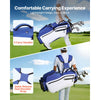 VEVOR Golf Cart Bag, 7 Way Top Divider Organizer, Club Stand Bag with Full-length Divider, Handles, Dual Support Legs, Storage Pockets, Dual Shoulder Straps, Rain Hood, Lightweight for Men and Women