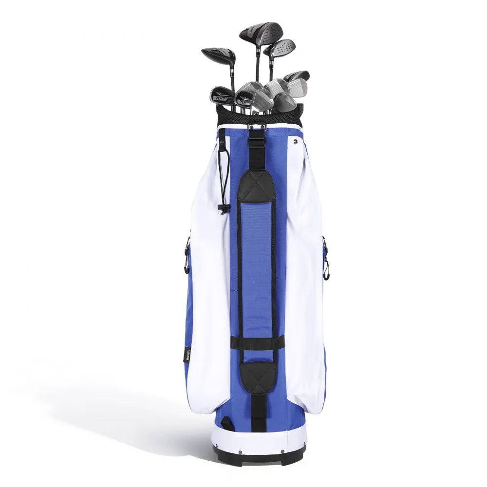 VEVOR Golf Cart Bag, 15 Way Top Divider Organizer, Golf Club Bag with Full-length Divider, Storage Pockets, Ergonomic Shoulder Strap, Rain Hood, Smooth Zippers, Lightweight Polyester for Men & Women