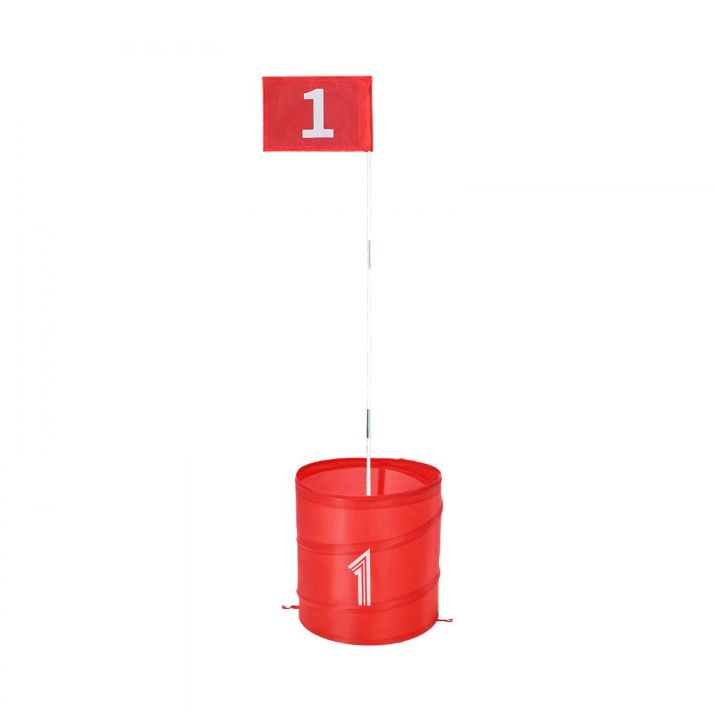 VEVOR Backyard Golf Game, 3 Hole Golf Course, Golf Game Practice Games, Golf Chipping Game for Family, Adults and Kids, Portable Outdoor Yard Golf Game for Lawn, Yard, Camping, Park, Beach
