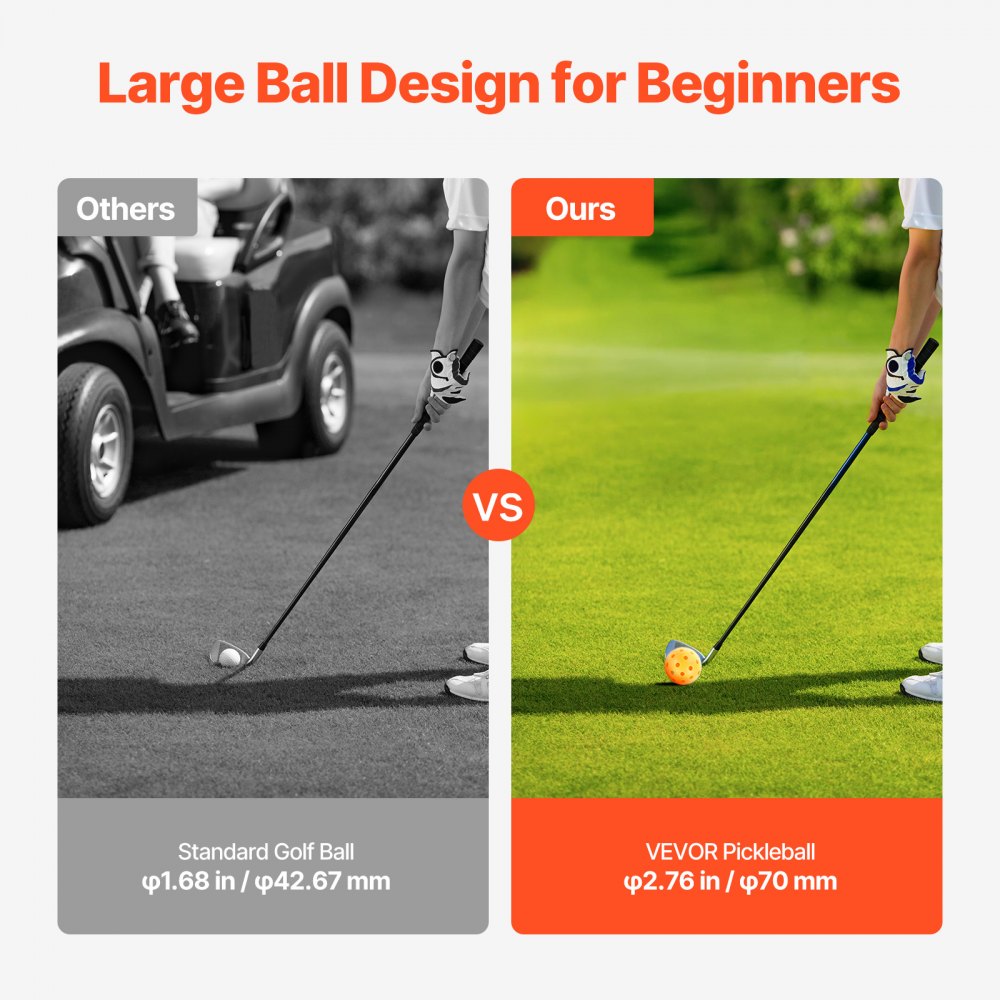 VEVOR Backyard Golf Game, 6 Hole Golf Course, Golf Game Practice Games, Golf Chipping Game for Family, Adults and Kids, Portable Outdoor Yard Golf Game for Lawn, Yard, Camping, Park, Beach