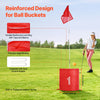 VEVOR Backyard Golf Game, 9 Hole Golf Course, Golf Game Practice Games, Golf Chipping Game for Family, Adults and Kids, Portable Outdoor Yard Golf Game for Lawn, Yard, Camping, Park, Beach