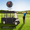 VEVOR Golf Cart Enclosure, Polyester Driving Enclosure, Club Car Covers Universal Fits for 2+2 Passenger Golf Carts, Sunproof and Dustproof Outdoor Cart Cover