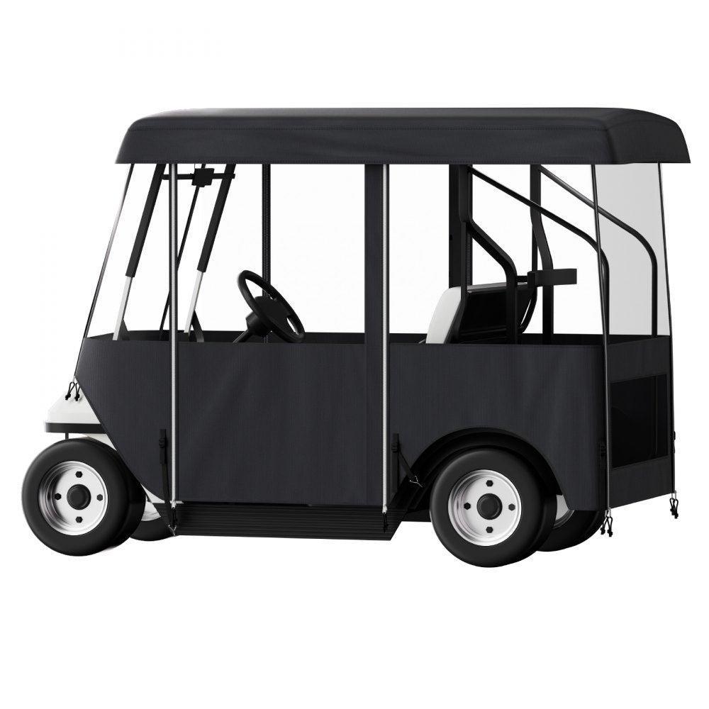 VEVOR Golf Cart Enclosure 86'', 4-Person Golf Cart Cover, 4-Sided Fairway Deluxe, 300D Waterproof Driving Enclosure with Transparent Windows, Fit for 4-Seat EZGO, Club Car, Yamaha Carts