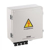 VEVOR PV Combiner Box, 4 String, Solar Combiner Box with 10A Rated Current Fuse 63A Circuit Breaker Lightning Arrester and Solar Connector, ABS Plastic Case for On / Off Grid Solar Panel System, IP65