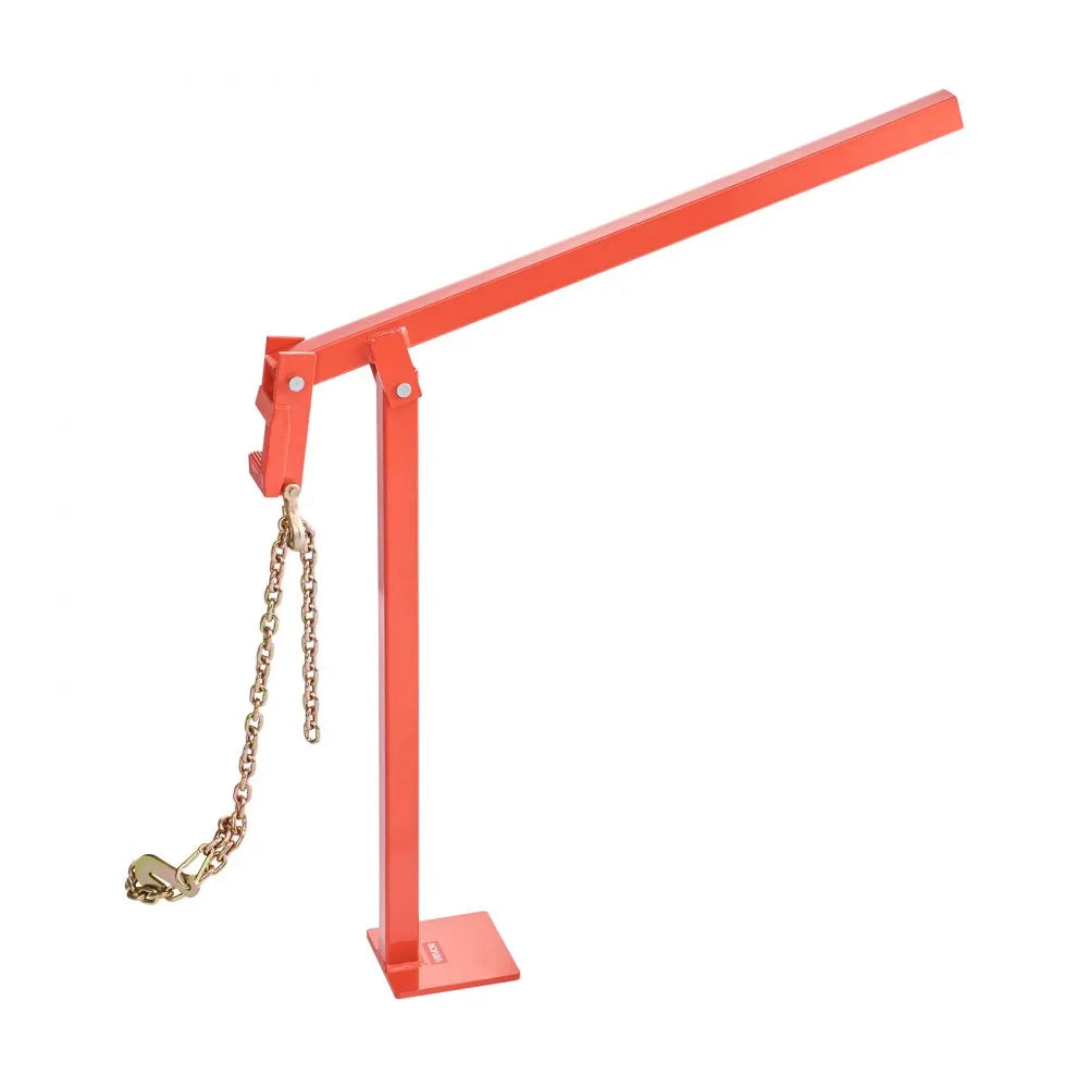 VEVOR 32 in T Post Puller, Heavy Duty Fence Post Puller with 43 in Lifting Chain, Rust-Resistant Steel, Labor-Saving T-Post Remover Tool for Round Fence Posts, Sign Posts & Tree Stumps