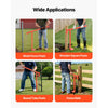 VEVOR 36 in T Post Puller, Heavy Duty Fence Post Pullers with Puller Plate & 47 in Lifting Chain, Labor-Saving T-Post Remover Tool for Round Fence Posts, Sign Posts & Tree Stumps