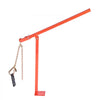 VEVOR 36 in T Post Puller, Heavy Duty Fence Post Pullers with Puller Plate & 47 in Lifting Chain, Labor-Saving T-Post Remover Tool for Round Fence Posts, Sign Posts & Tree Stumps