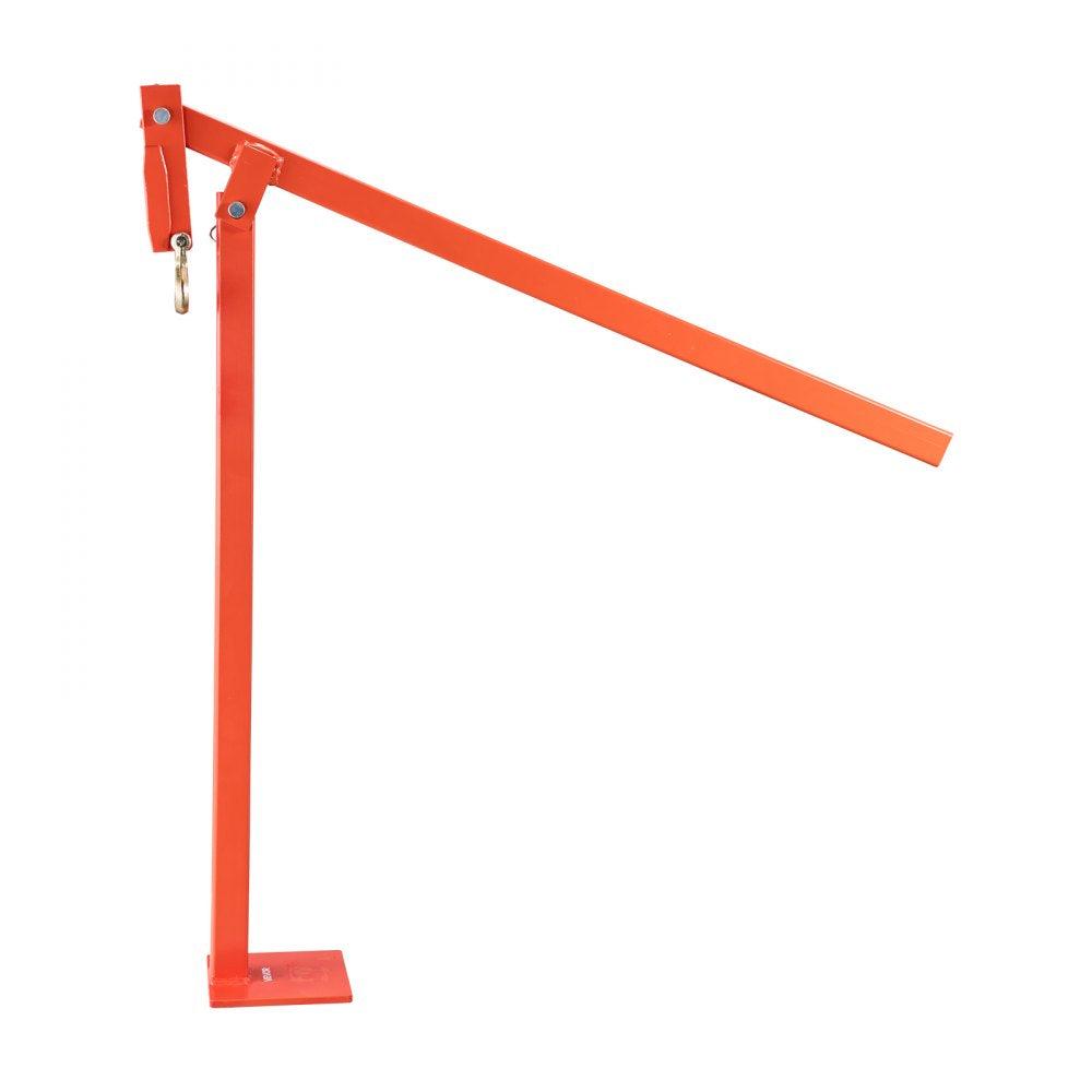 VEVOR 36 in T Post Puller, Heavy Duty Fence Post Pullers with Puller Plate & 47 in Lifting Chain, Labor-Saving T-Post Remover Tool for Round Fence Posts, Sign Posts & Tree Stumps
