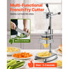 VEVOR Commercial French Fry Cutter, Stainless Steel Vegetable Fruit Chopper with 3 Replacement Blades 1/2-Inch 3/8-Inch 1/4-Inch, Manual Potato Slicer Dicer for Restaurants & Home Kitchen