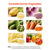 VEVOR Commercial French Fry Cutter, Stainless Steel Vegetable Fruit Chopper with 3 Replacement Blades 1/2-Inch 3/8-Inch 1/4-Inch, Manual Potato Slicer Dicer for Restaurants & Home Kitchen