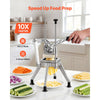 VEVOR French Fry Cutter, Commercial Vegetable Chopper with 4 Blades (1/2", 3/8", 1/4" & 6-Wedge with Corer), Lever Stainless Steel Potato Slicer for Home Thick, Regular & Thin Fries Cut, Onion, Fruit