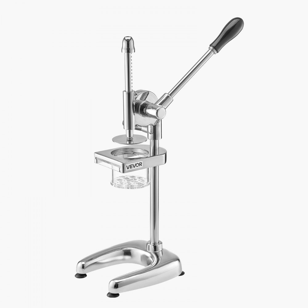 VEVOR Commercial French Fry Cutter, Stainless Steel Fried Potato Strips Squeezer, Long French Fries Maker with Pull-out Extruder, Manual Mashed Potato Squeezer Machine for Restaurants & Home Kitchen