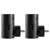 VEVOR LED Night Lights, 0-60LM Adjustable Brightness, Modern Night Lights Plug into Wall, Dusk to Dawn Sensor, 3000K Soft Warm White for Hallway Bathroom Stairway Bedroom, Black, 2 Pack