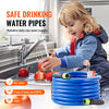 VEVOR 30ft Heated Water Hose for RV, Heated Drinking Water Hose Antifreeze to -45°F, Automatic Self-regulating, 5/8" I.D. with 3/4" GHT Adapter, Lead and BPA Free