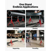 VEVOR V Head Pipe Stand 1/8-12 inch Capacity, Adjustable Height 24-42 inch, Pipe Jack Stands 2500 lbs Load Capacity, Portable Folding Pipe Stands, Carbon Steel Body More Durable