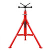 VEVOR V Head Pipe Stand Adjustable Height 28-52 Inch, Pipe Jack Stands 2500 LB. Capacity,Folding Portable Pipe Stands 1/2 to 12 Inch Pipe Supporting,Steel Jack Stands