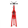 VEVOR V Head Pipe Stand 1/8-12 inch Capacity, Adjustable Height 28-52 inch, Pipe Jack Stands 2500 lbs Load Capacity, Portable Folding Pipe Stands, Carbon Steel Body More Durable