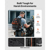 VEVOR Tool Backpack, 64 Pockets, Heavy-duty Tools Storage Organizer Work Bags with Laptop Compartment & Molded Base, Electrician Jobsite Backpack for Electrician, Repairman, and HVAC Techs
