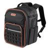 VEVOR Tool Backpack, 49 Pockets, Heavy-duty Tools Storage Organizer Work Bags with Laptop Compartment & Reinforced Fabric Base, Electrician Jobsite Backpack for Electrician, Repairman