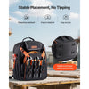 VEVOR Tool Backpack, 45 Pockets, Heavy-duty Tools Storage Organizer Work Bags with Laptop Compartment & Reinforced Fabric Basee, Electrician Jobsite Backpack for Electrician, Repairman